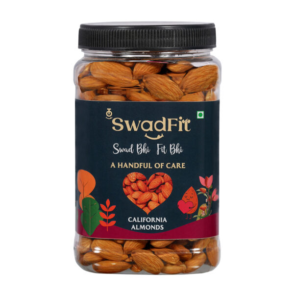 SWADFIT PREMIUM CALIFORNIA ALMONDS|SWADFIT PREMIUM AMERICAN ALMONDS| HEALTHY DRYFRUIT SNACK
