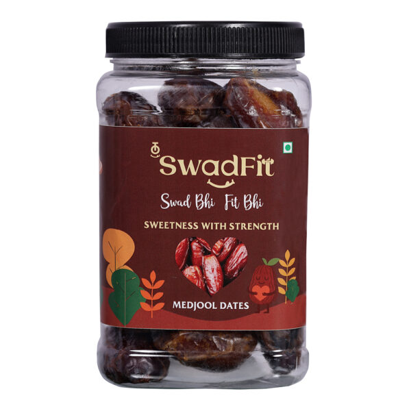 SWADFIT PREMIUM MEDAJOOL DATES | THE KING OF NATURAL SWEETNESS | HEALTHY DRYFRUIT SNACK