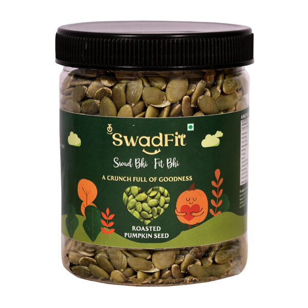 SWADFIT PREMIUM PUMPKIN SEED| NATURALY NUTRITIOUS PERFECTLY CRUNCHY SEED SNACK